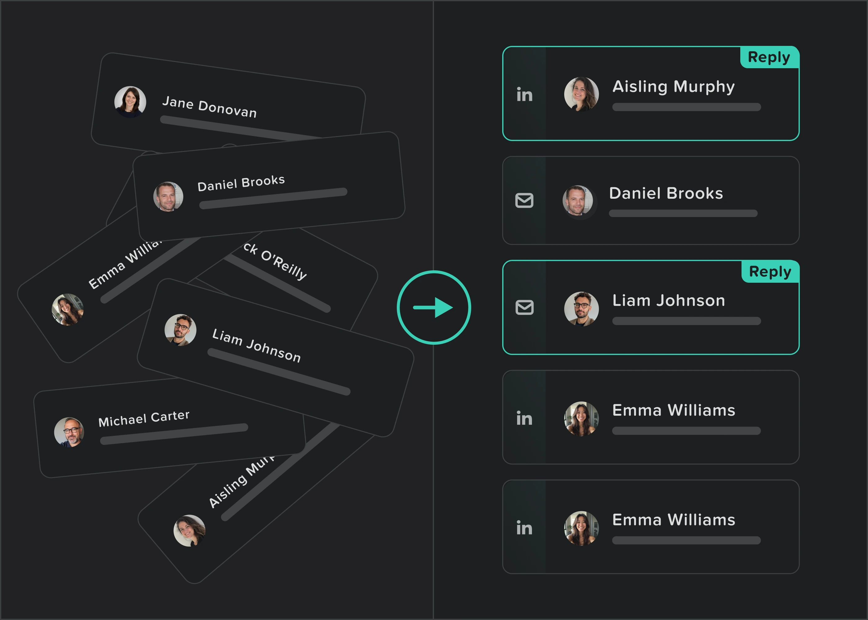 Nurture conversations in EasyIn all the way to close